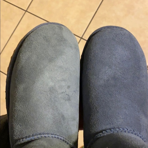 Women’s UGG BAILEY BOW II NAVY BLUE #8 DAMAGED - Picture 8 of 9